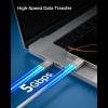 Kabel USB-C do USB-C Spigen 100W 1m Szybkie Ładowanie – Biały
